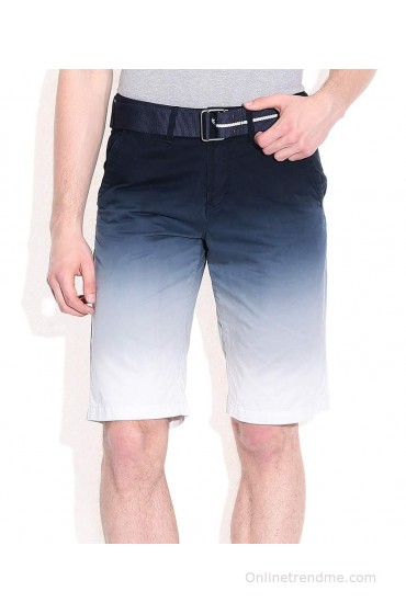 Celio Navy Cotton Shorts